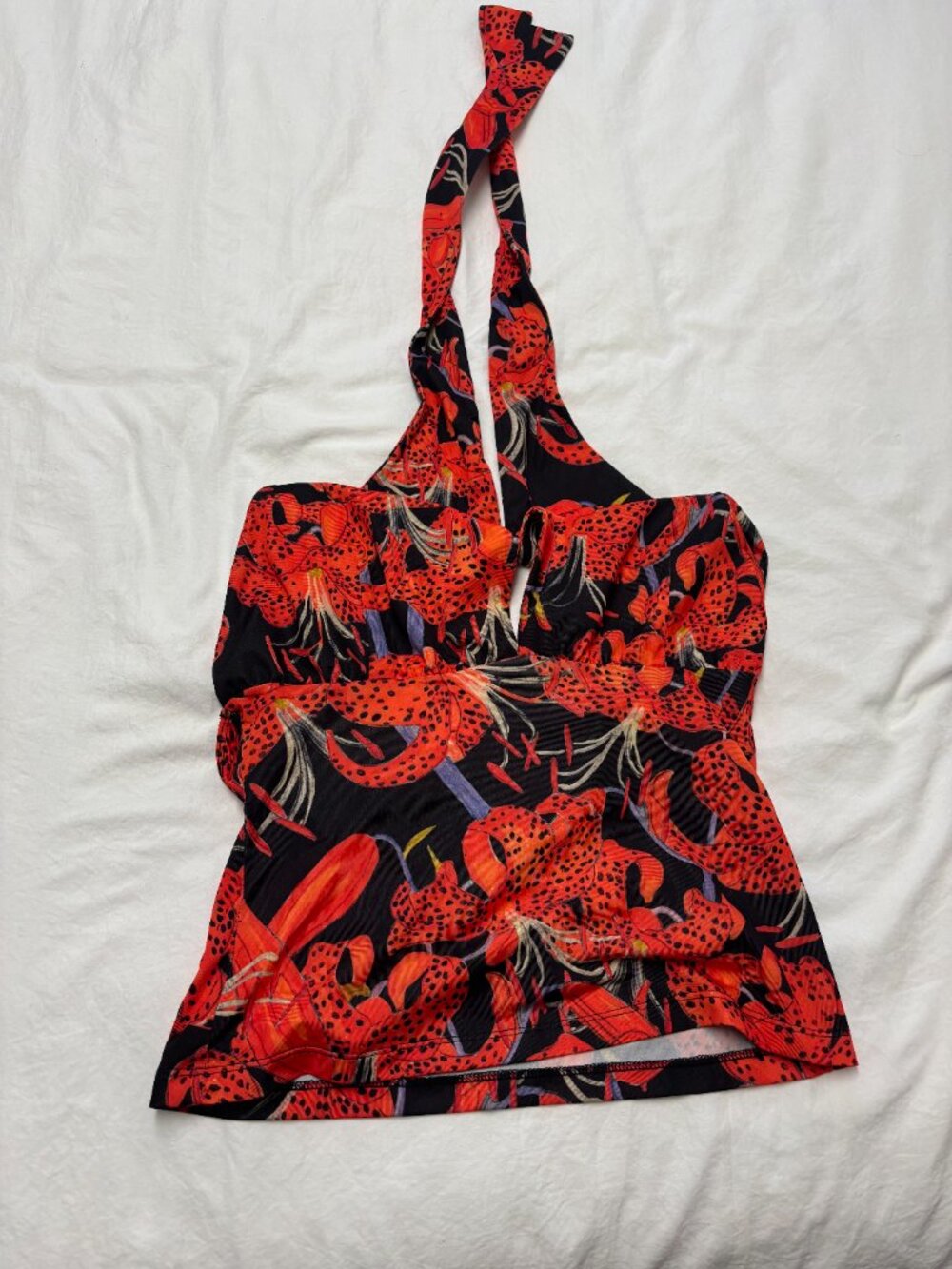 Romualda "Gaby Tiger Orchid" Top